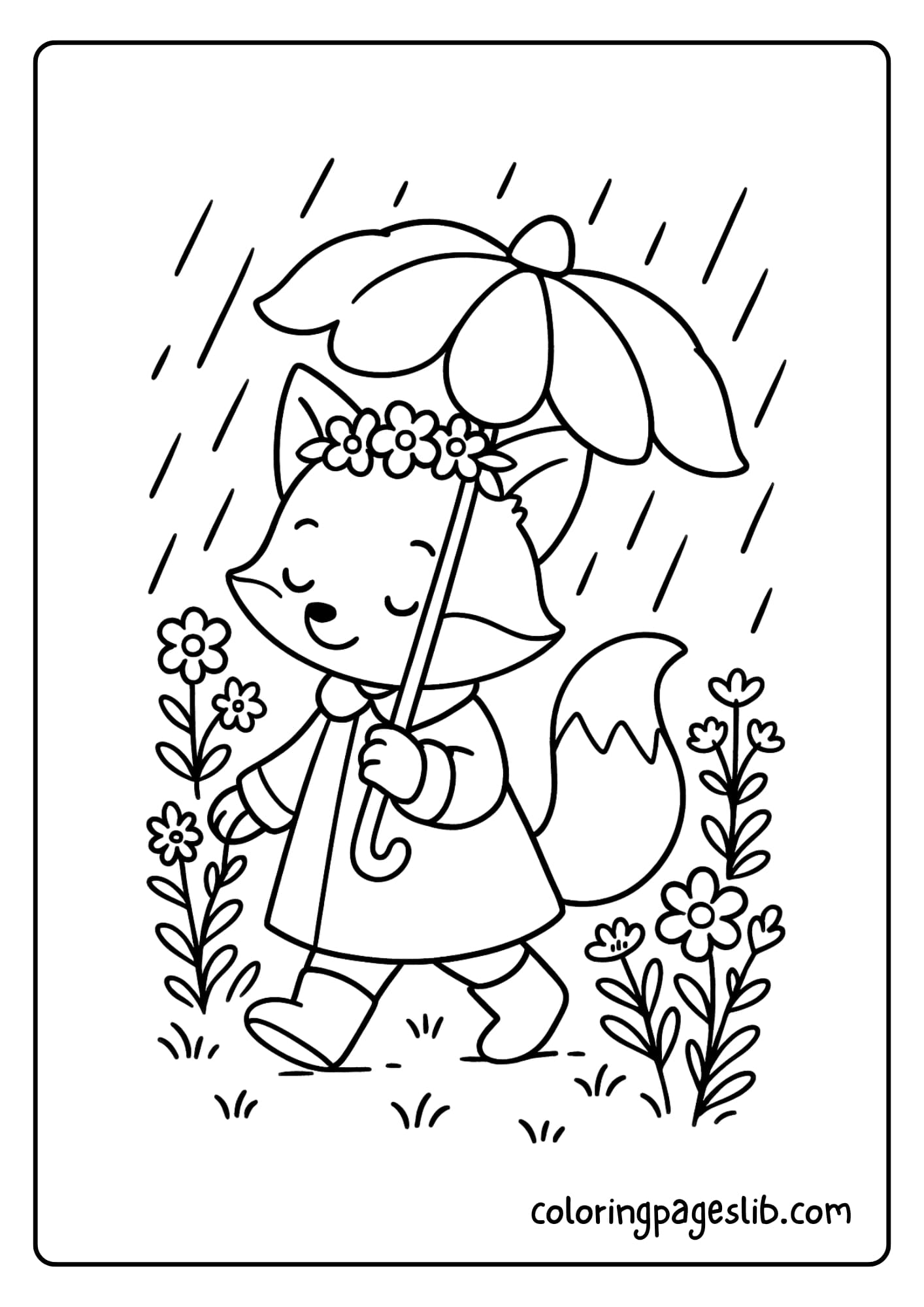 A raccoon gently tying a flower ribbon on a tiny gift box
