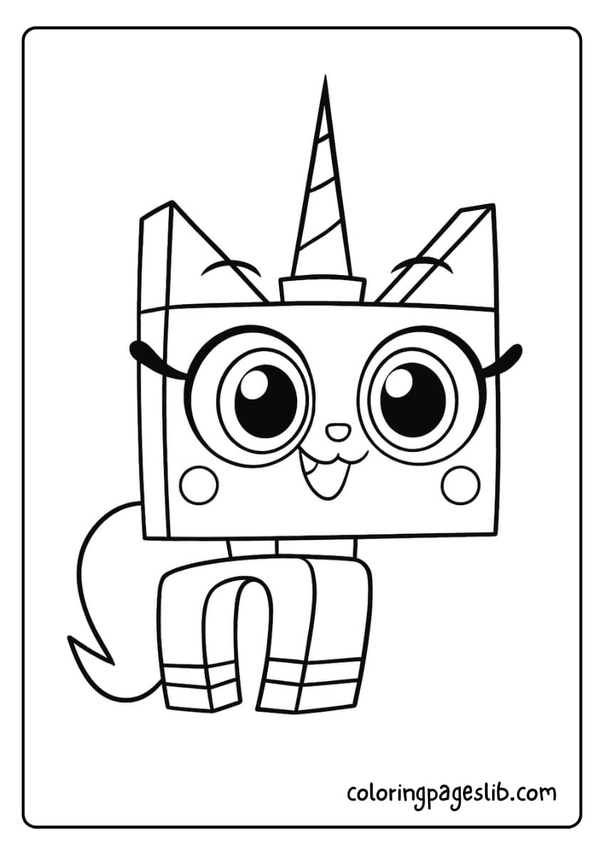 UniKitty Coloring Pages